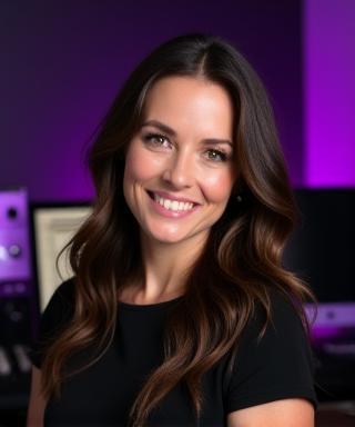 Headshot of Amy Jones, Founder and Audio Engineer
